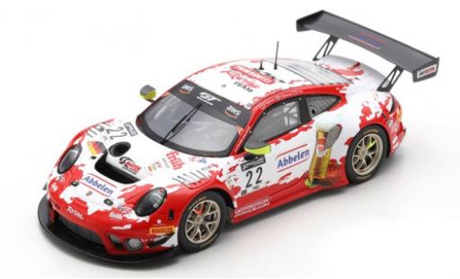 Porsche 992 GT3 R 1/43 Spark 911 (991) No.22 Frikadelli Racing Team 24h Spa 2020 modellino in miniatura