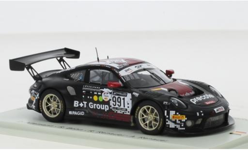 Porsche 992 GT3 R 1/43 Spark 911 (991) No.991 Herberth Motorsport 24h Spa 2020 modellino in miniatura