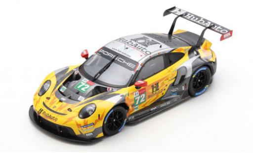Porsche 911 1/43 Spark RSR-19 No.72 Hub Auto Racing 24h Le Mans 2021 modellino in miniatura