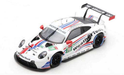 Porsche 911 1/43 Spark RSR-19 No.79 WeatherTech Racing 24h Le Mans 2021 modellino in miniatura