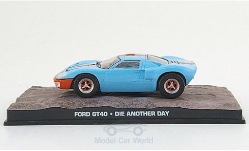 Ford GT40 1/43 SpecialC 007 GT 40 bleue/orange James Bond 007 2002 Stirb an einen anderen Tag ohne Vitrine miniature