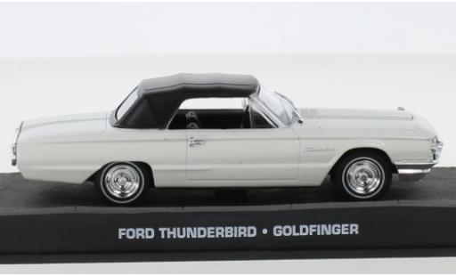 Ford Thunderbird 1/43 SpecialC 007 blanche James Bond 007 1964 Goldfinger sans figurines miniature