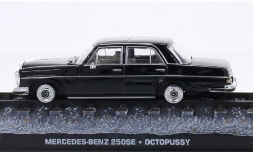 Mercedes 250 1/43 SpecialC 007 SE (W108) black James Bond 007 Octopussy ohne Vitrine diecast model cars