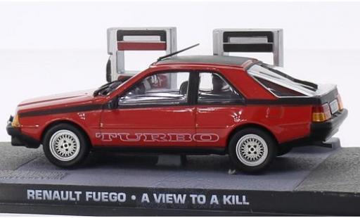 Renault Fuego 1/43 SpecialC 007 rouge/noire James Bond 007 Im Angesicht des Todes miniature