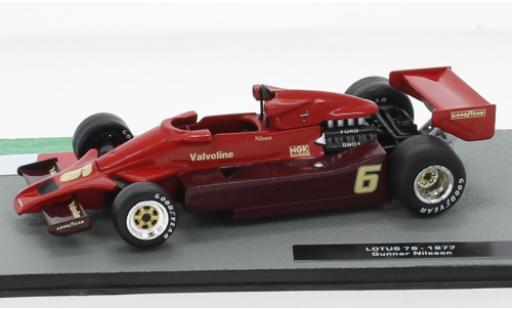 Lotus 78 1/43 SpecialC 79 No.6 Formel 1 1977 coche miniatura