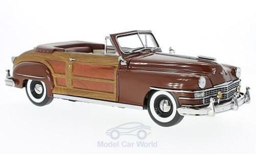 Chrysler Town & Country 1/18 Sun Star marron/Holzoptik 1948 miniature