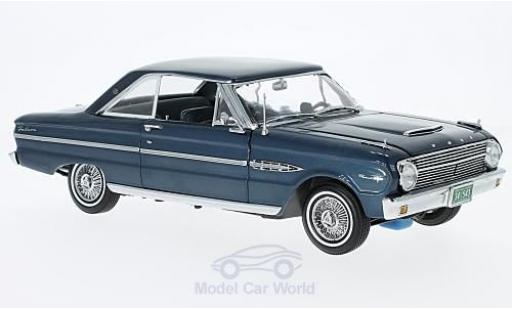 Ford Falcon 1/18 Sun Star HardTop metallic-bleue 1963 ohne Vitrine miniature