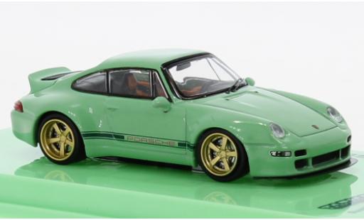 Porsche 993 1/64 Tarmac Works 911  Gunther Works verte miniature