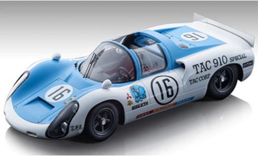 Porsche 910 1/18 Tecnomodel No.16 Taki Racing Organisation Japan Grand Prix Car Race Fuji 1969 H.Kazato/H.Hasegawa miniature