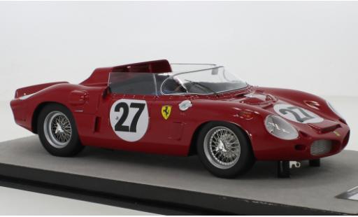 Ferrari Dino 1/18 Tecnomodel 246 SP RHD No.27 24h Le Mans 1962 modellino in miniatura