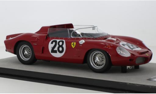 Ferrari Dino 1/18 Tecnomodel 246 SP RHD No.28 24h Le Mans 1962 modellautos
