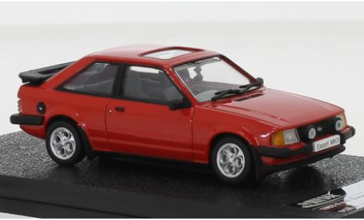 Ford Escort 1/43 Triple 9 Collection MkIII XR3i rouge RHD 1983 miniature