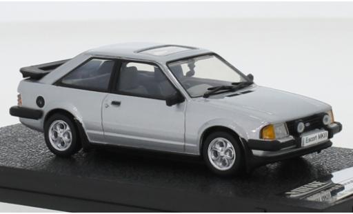 Ford Escort 1/43 Triple 9 Collection MkIII XR3i grise RHD 1983 miniature