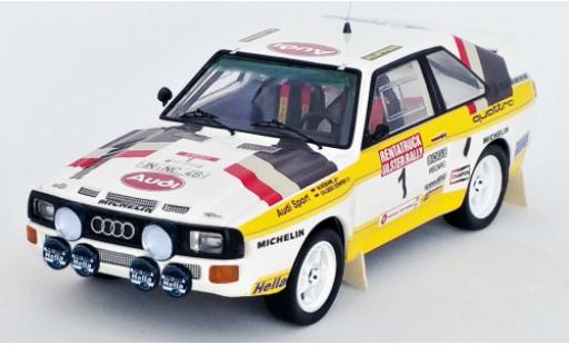 Audi Sport Quattro 1/43 Trofeu No.1 Rally Ulster 1984 W.Röhrl/C.Geistdörfer diecast model cars