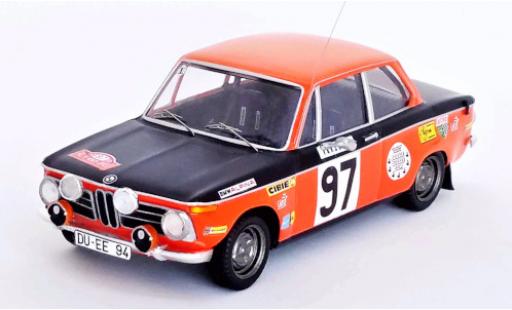 Bmw 2002 1/43 Trofeu ti No.97 Rallye Monte Carlo 1970 A.Warmbold/P.Weber coche miniatura