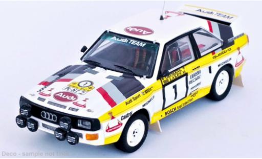 Audi Sport Quattro 1/43 Trofeu Sport quattro No.1 Team Rallye WM 1000 Lakes Rallye 1984 modellino in miniatura