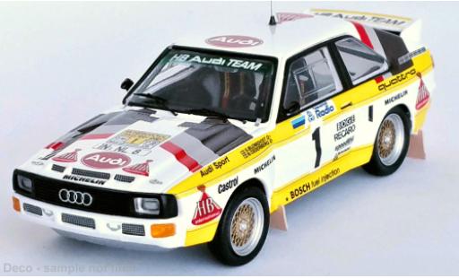 Audi Sport Quattro 1/43 Trofeu Sport quattro No.1 HB Rallye WM Rallye Schweden 1985 miniature