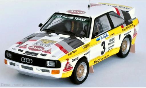 Audi Sport Quattro 1/43 Trofeu Sport quattro No.3 HB Rallye WM Rallye Schweden 1985 miniature