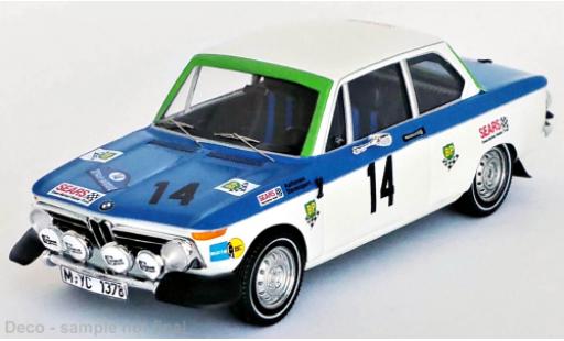 Bmw 2002 1/43 Trofeu ti No.14 Rallye Acropolis 1972 miniature
