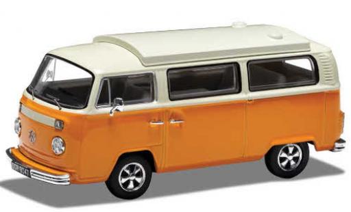 Volkswagen T2 1/43 Vanguards Camper orange/beige RHD modellino in miniatura