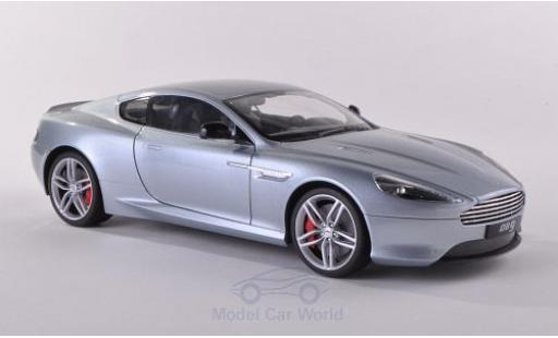 Aston Martin DB9 1/18 Welly Coupe grise miniature
