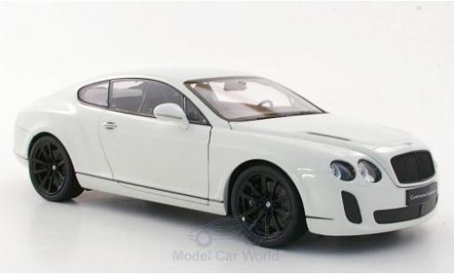 Bentley Continental 1/18 Welly Supersports blanche miniature