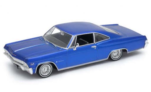 Chevrolet Impala 1/24 Welly SS 396 Tuning metallise blau 1965 modellautos