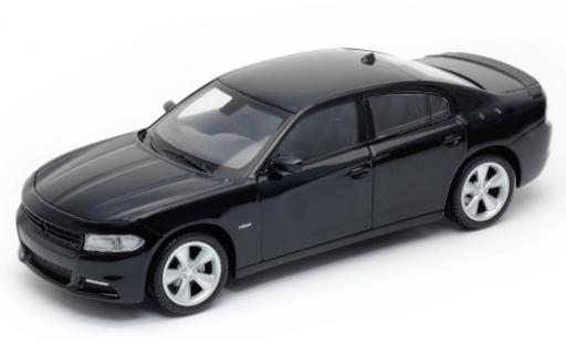 Dodge Charger 1/24 Welly R/T black 2016 diecast model cars