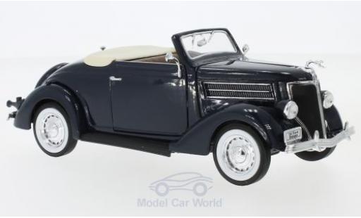 Ford Deluxe 1/24 Welly Cabriolet dunkelbleue 1936 miniature