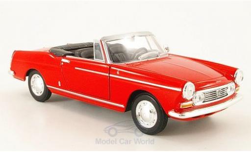 Peugeot 404 1/24 Welly Cabriolet rouge 1963 ohne Vitrine miniature