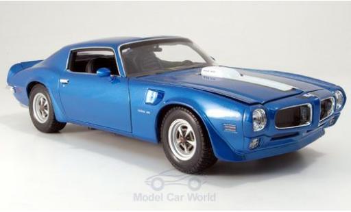 Pontiac Firebird 1/18 Welly Trans Am bleue 1972 miniature