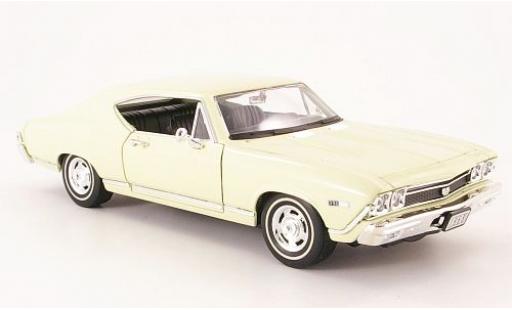 Chevrolet Chevelle 1/24 Welly SS 396 beige 1968 diecast model cars