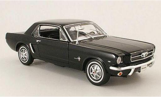 Ford Mustang 1/18 Welly Coupe noire 1964 coche miniatura