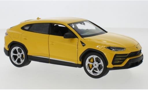 Lamborghini Urus 1/24 Welly jaune miniature