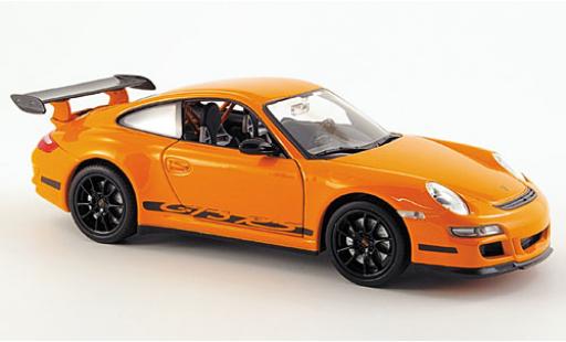 Porsche 997 GT3 RS 1/24 Welly 911 GT3 RS () orange modellino in miniatura
