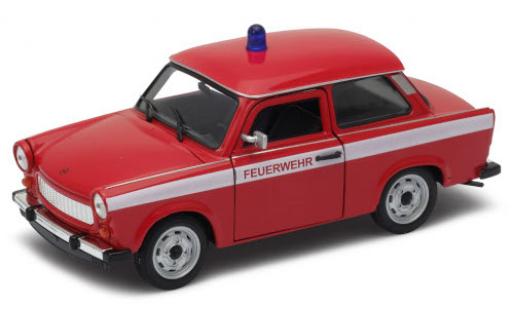 Trabant 601 1/24 Welly rouge/blanche miniature