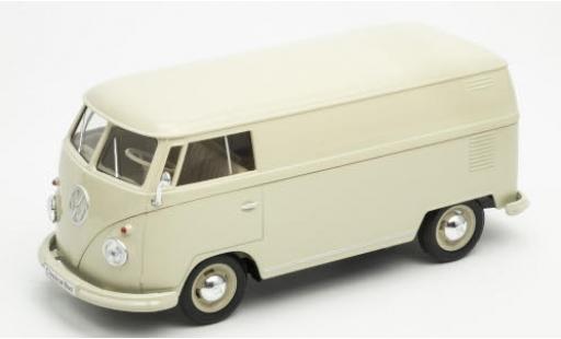 Volkswagen T1 1/24 Welly bus fourgon beige 1963 modellino in miniatura