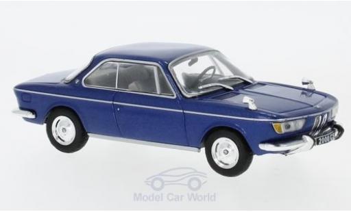 Bmw 2000 CS 1/43 WhiteBox CS metallic-bleue 1966 miniature