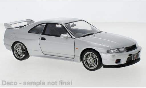 Nissan Skyline 1/24 WhiteBox GT-R (R33) metallise grey 1997 diecast model cars