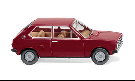 Audi 50 1/87 Wiking rojo 1974 coche miniatura