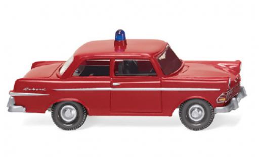 Opel Rekord 1/87 Wiking Feuerwehr 1960 miniature