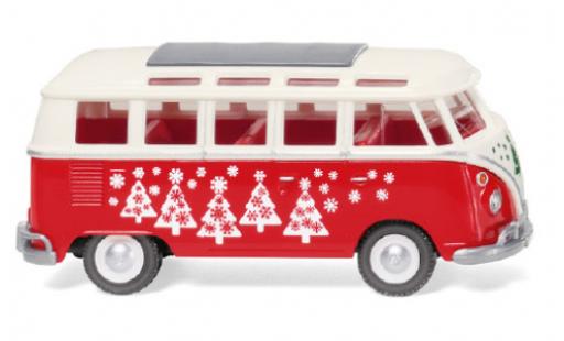Volkswagen T1 1/87 Wiking Sambabus blanche/rouge Weihnachtsbulli 1963 miniature