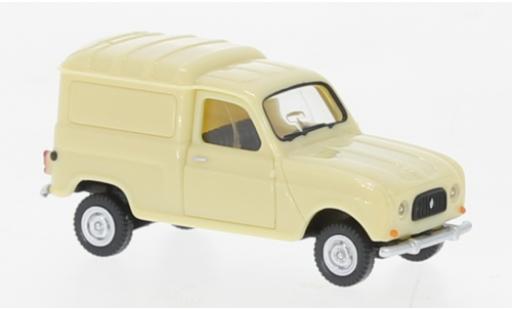 Renault 4 1/87 Wiking fourgon beige 1961 modellino in miniatura