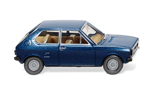 Volkswagen Polo 1/87 Wiking I metallise bleu foncé 1975 coche miniatura