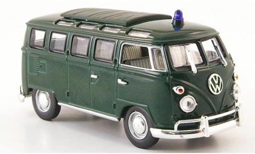 Volkswagen T1 1/43 Yat Ming Samba police vert modellino in miniatura